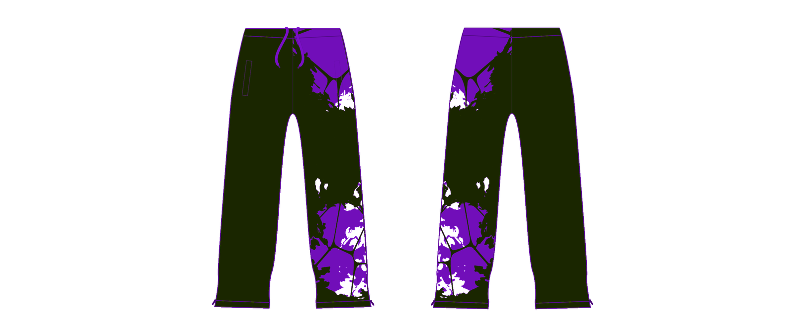 Sublimated Zip-Off Track Pants